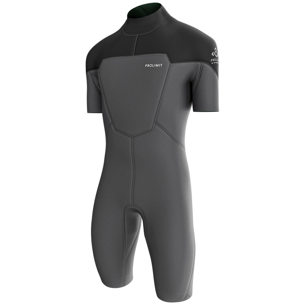 Prolimit Fusion shorty 2/2 mm muta uomo con zip posteriore nera 2