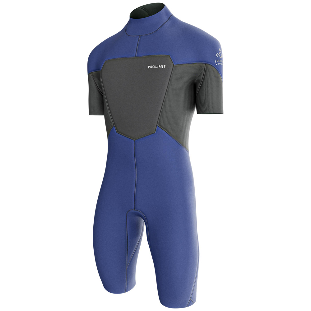 Prolimit Fusion shorty 2/2 mm muta uomo cerniera posteriore blu foto 1