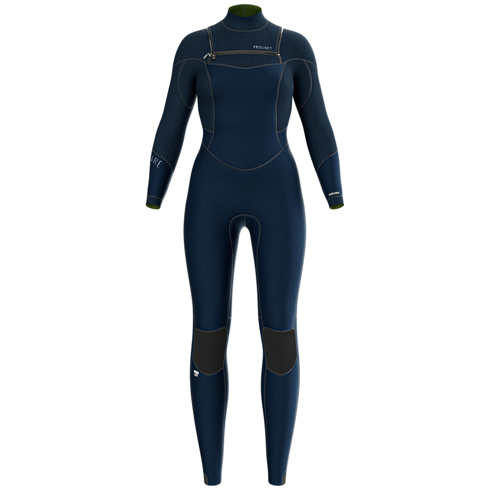 Prolimit Flare steamer 5/4 mm muta donna cerniera frontale blu 2