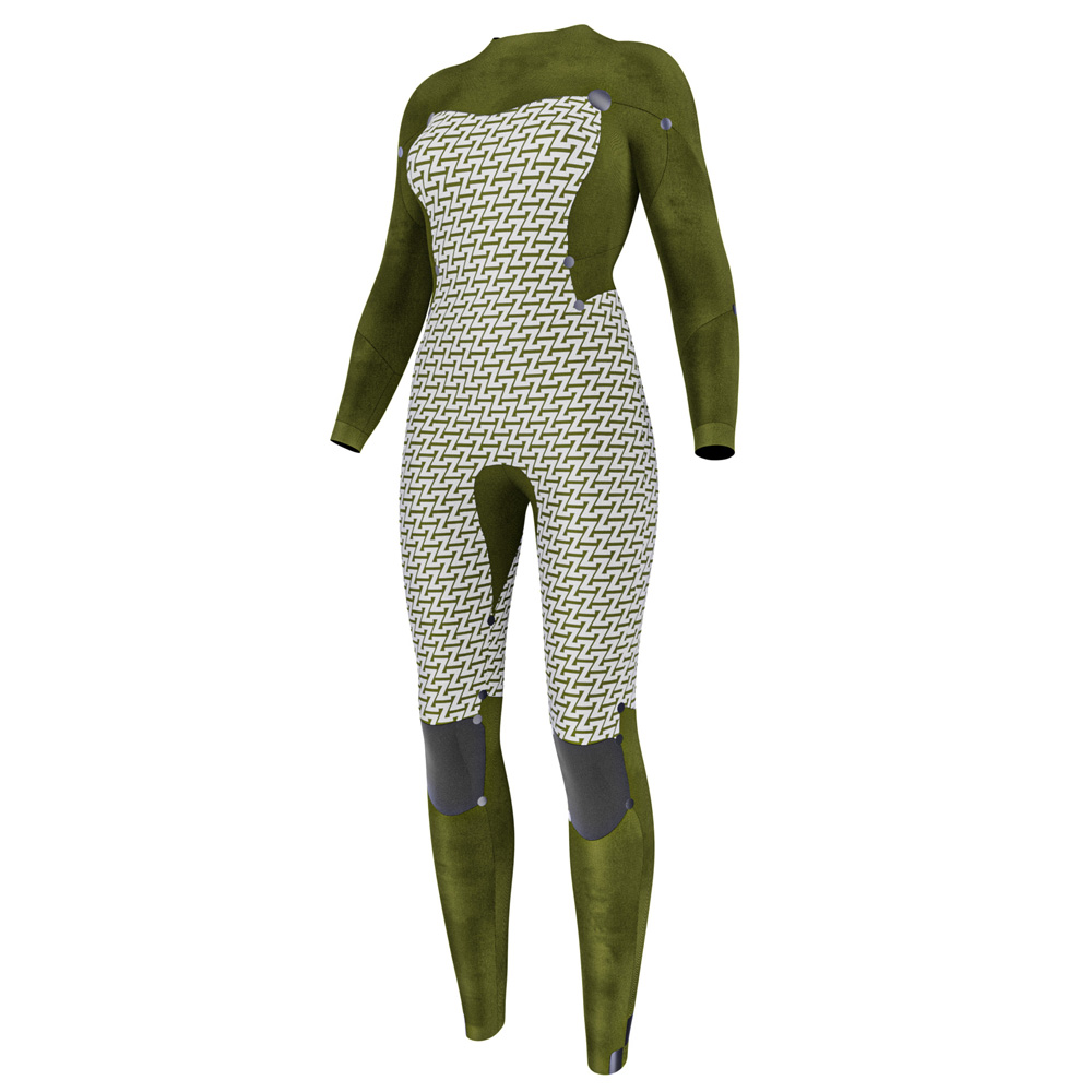 Prolimit Flare Steamer V-zip 5/4 mm donna nero 4