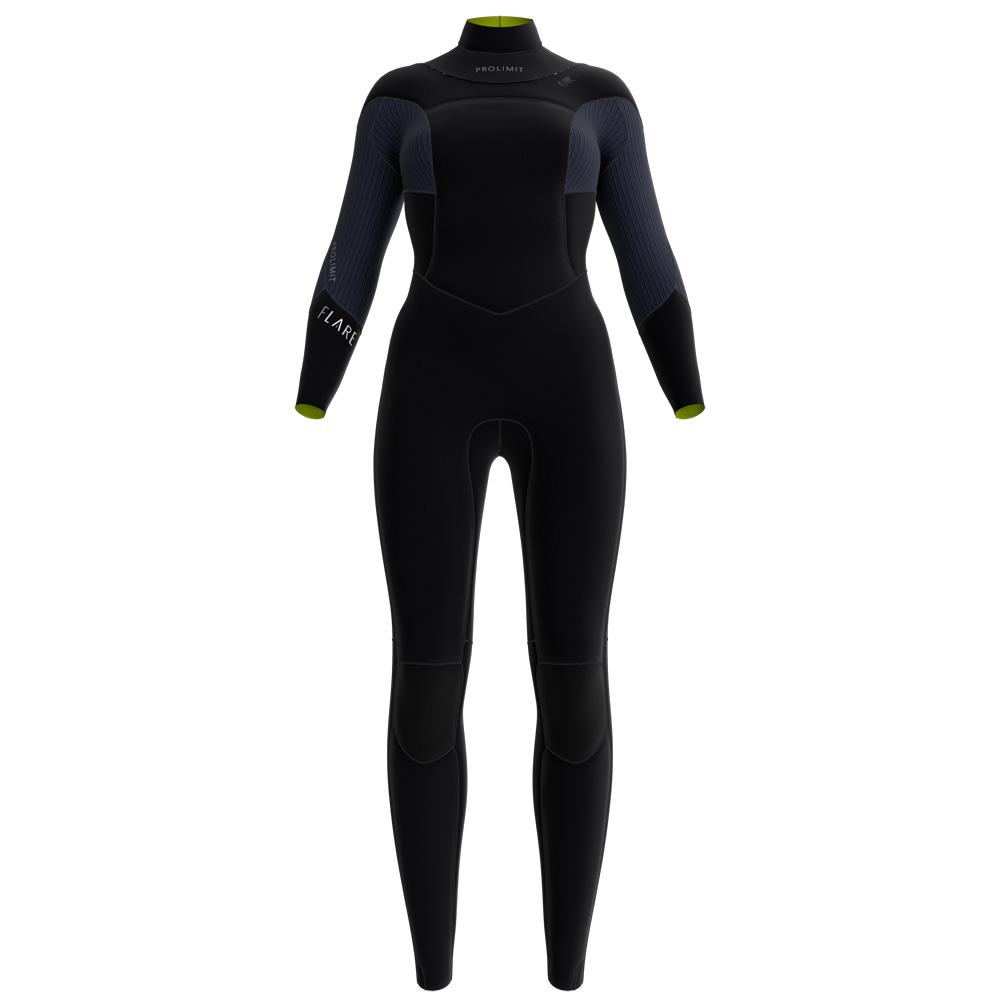 Prolimit Flare steamer c-zip 5/4 mm donna nero/blu navy 2