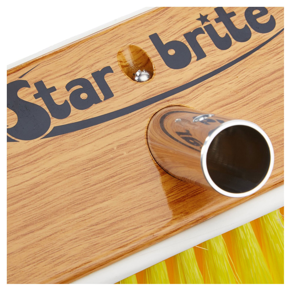 Starbrite spazzola in legno sintetico deluxe 20 cm morbida nuova 3