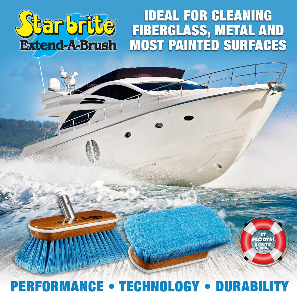 Starbrite spazzola in legno sintetico deluxe 20 cm medium nuova 5