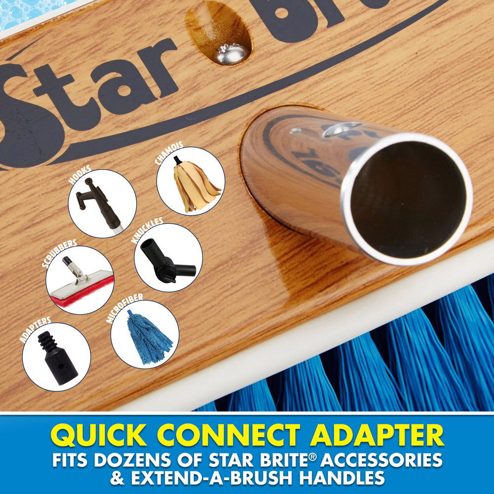 Starbrite spazzola in legno sintetico deluxe 20 cm medium nuova 6