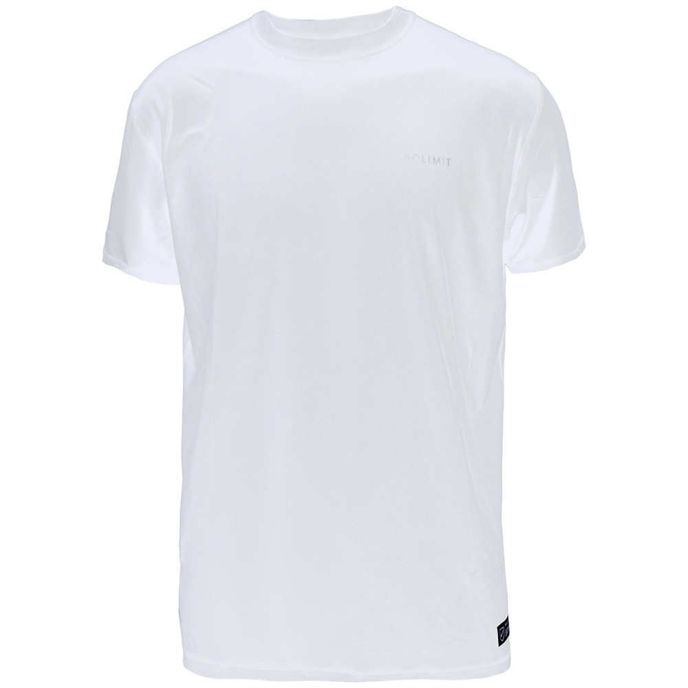 Loosefit shirt UPF50+ uomo maniche corte bianco