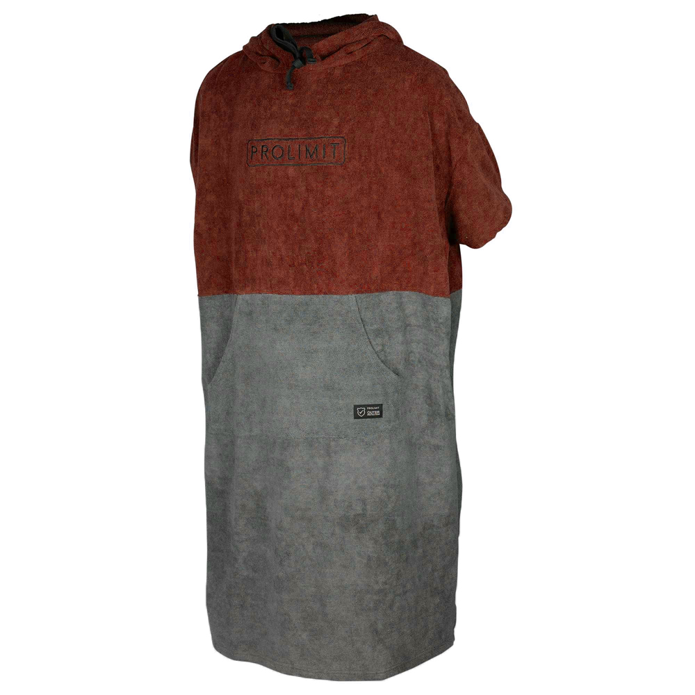 Prolimit Poncho rosso/grigio 3