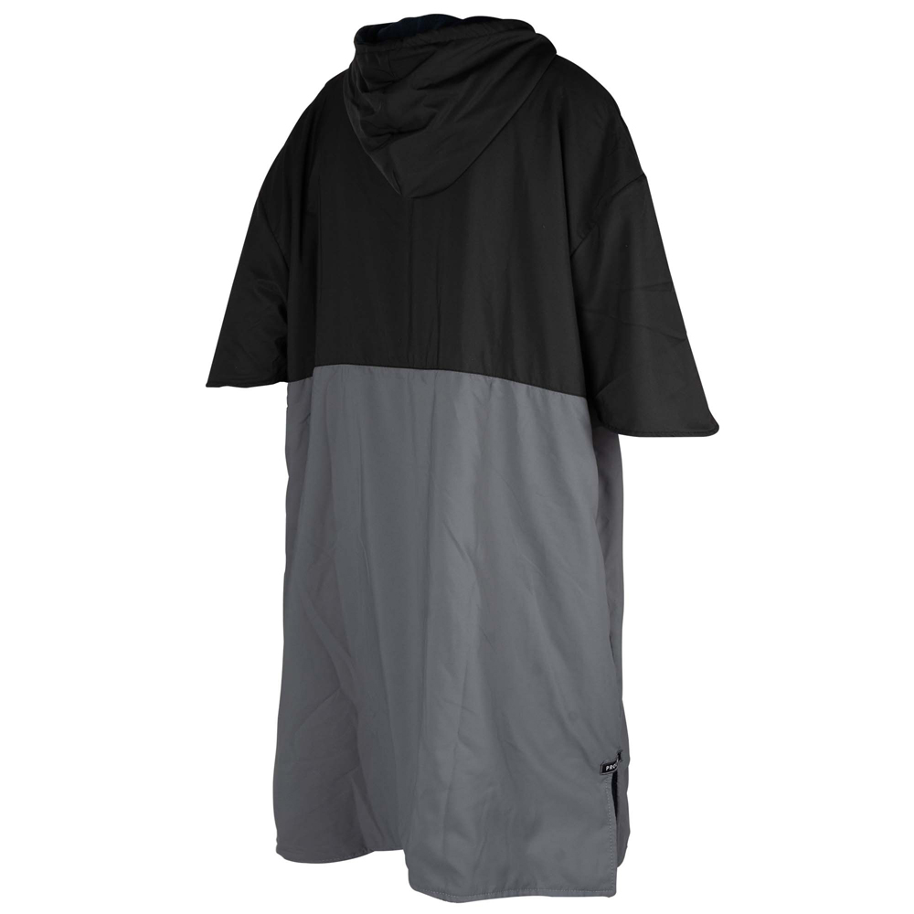 Prolimit Poncho con zip nero/grigio/blu 3
