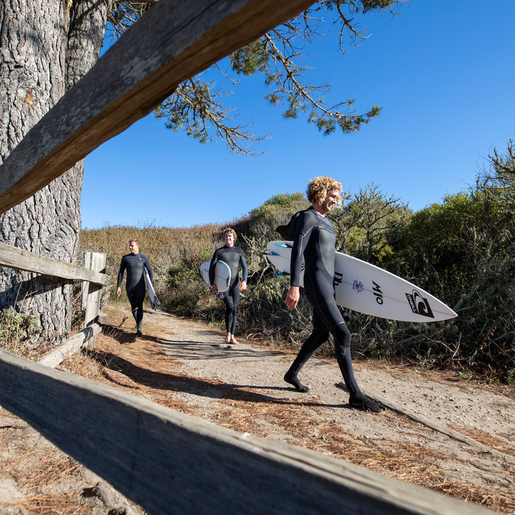 Oneill Epic 4/3 tuta intera da uomo con zip posteriore nera 4