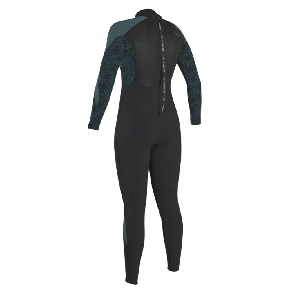 Oneill Completo integrale Epic 4/3 con zip posteriore da donna nero/grigio 2