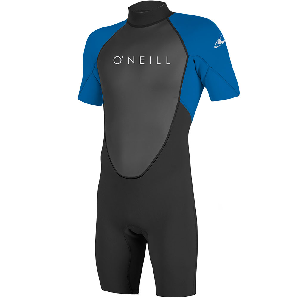 Oneill Reactor 2 2mm shorty backzip muta da uomo nera/blu foto 1