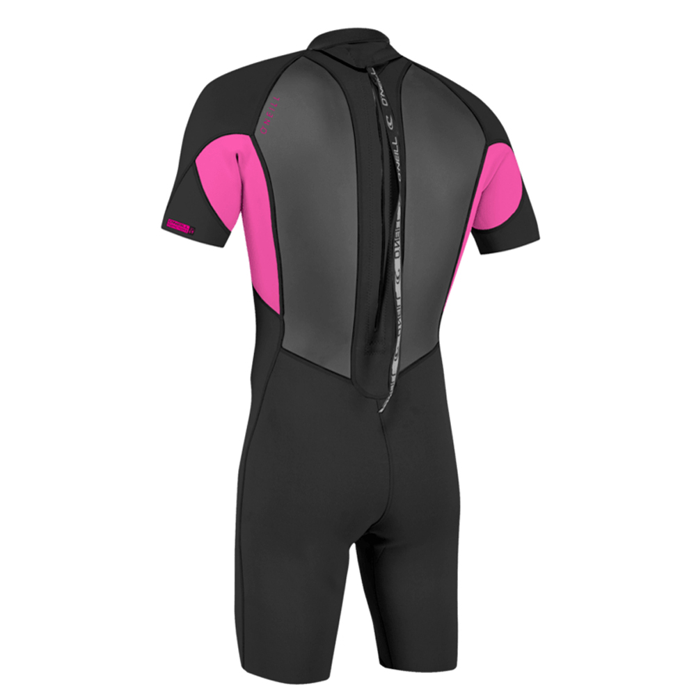 Reattore 2 shorty 2 mm zip posteriore rosa bambini