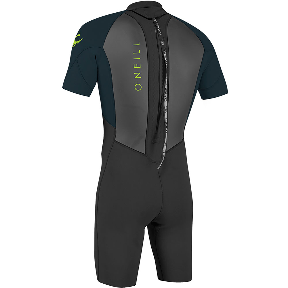 Oneill Youth Reactor 2 2mm Back Zip shorty da bambini nera 3