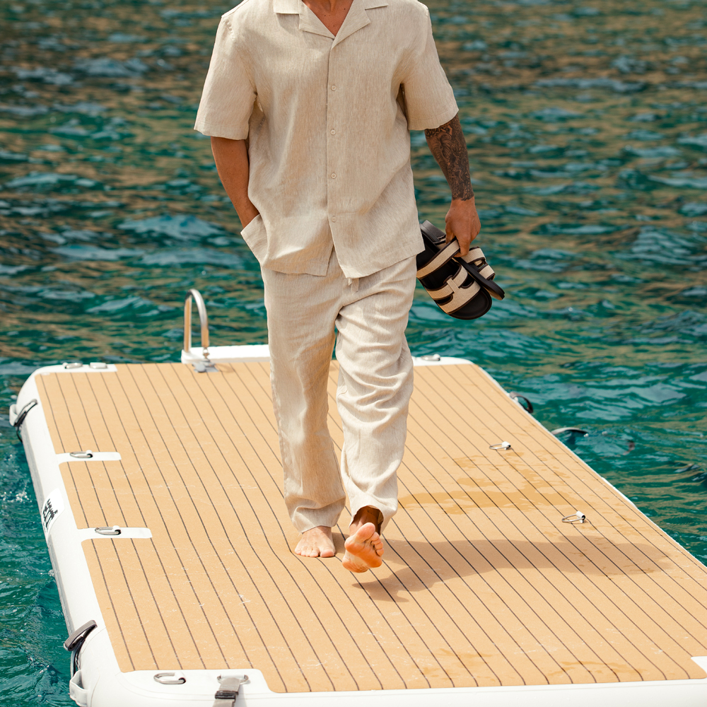 SeaRaft Diamond Deck nero medium piattaforma gonfiabile 12