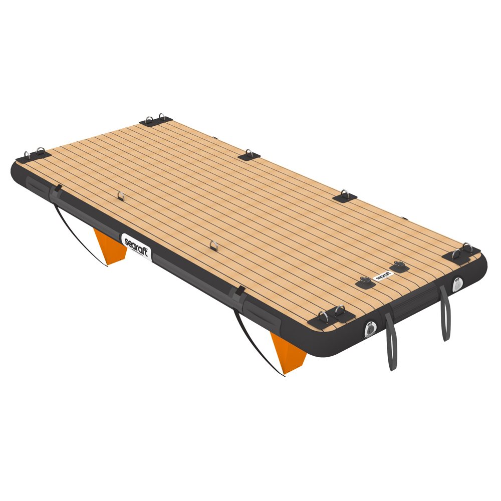 Teak Deck nero medium piattaforma gonfiabile