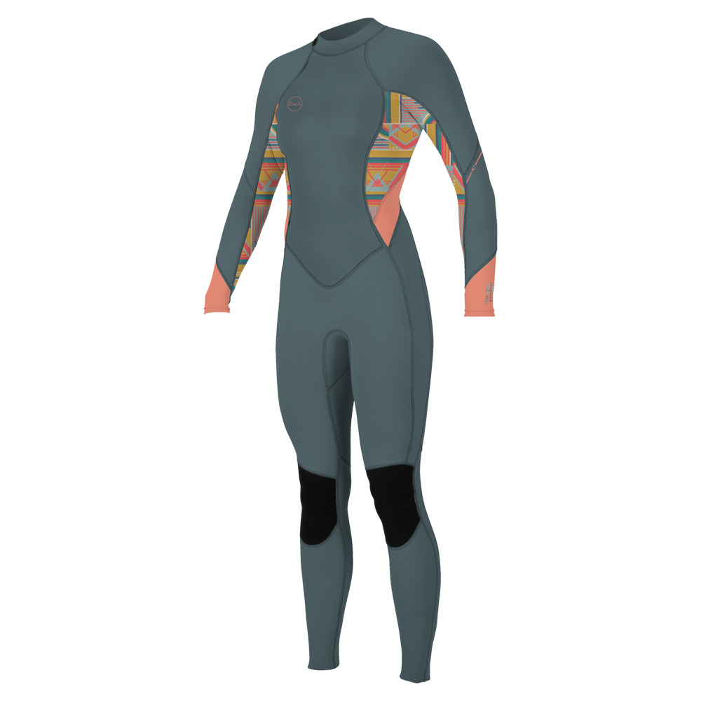 Oneill Bahia fullsuit 3/2 zip posteriore donna grigio foto 1