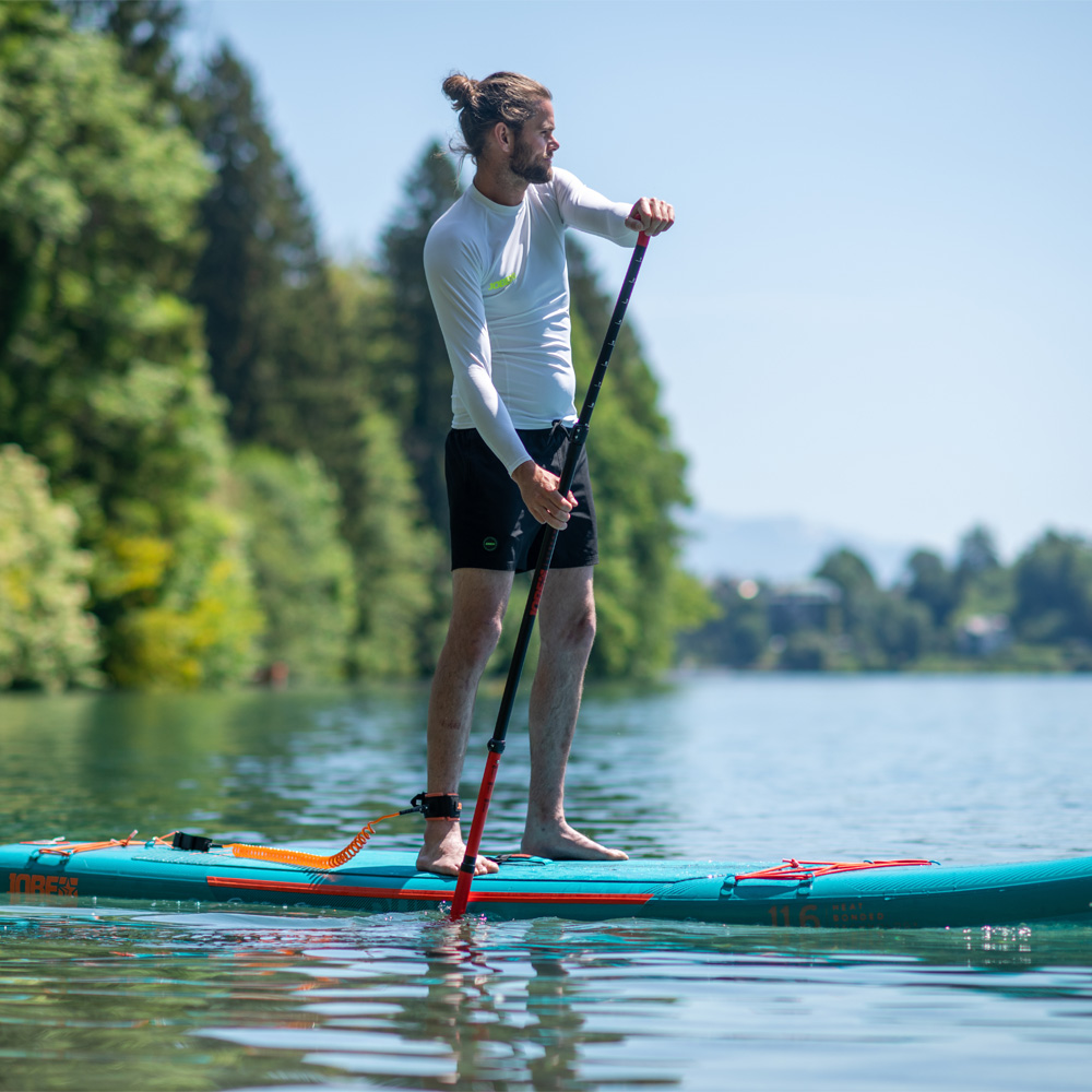 Jobe Maglia a maniche lunghe da uomo bianca 4