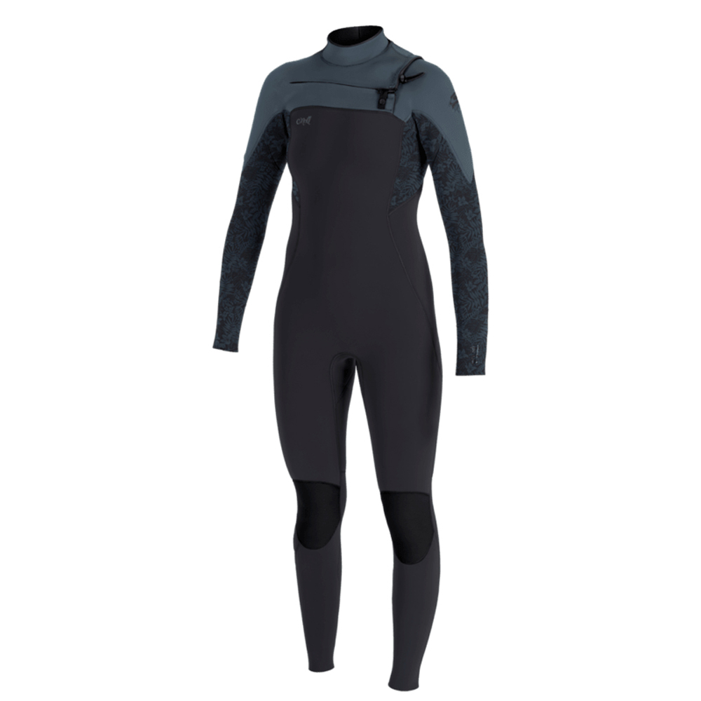Oneill Epico fullsuit 3/2 mm zip sul petto donna nero/grigio foto 1