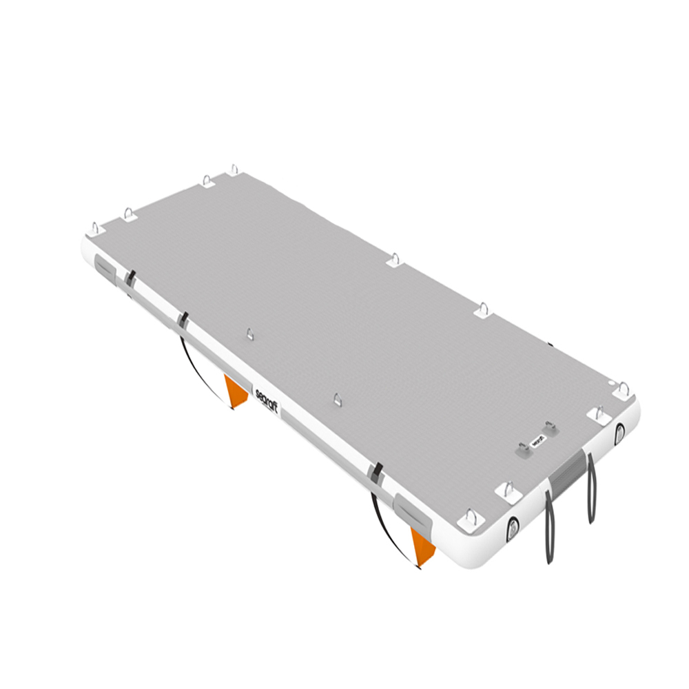 Diamond Deck grigio large piattaforma gonfiabile