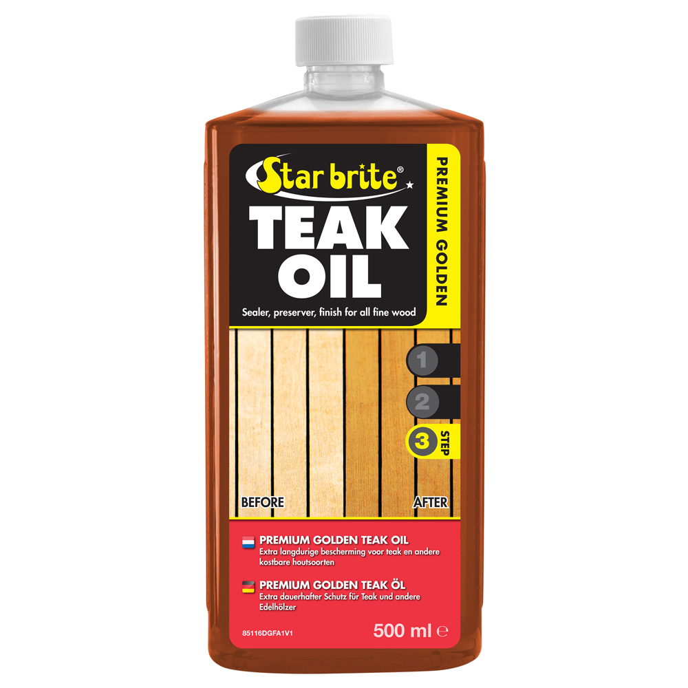 olio di teak dorato premium 500 ml