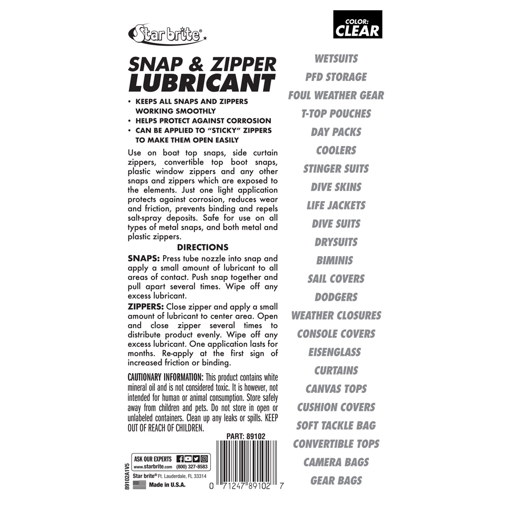 Starbrite lubrificante bianco PTEF per cerniere e bottoni a pressione 56 g 2