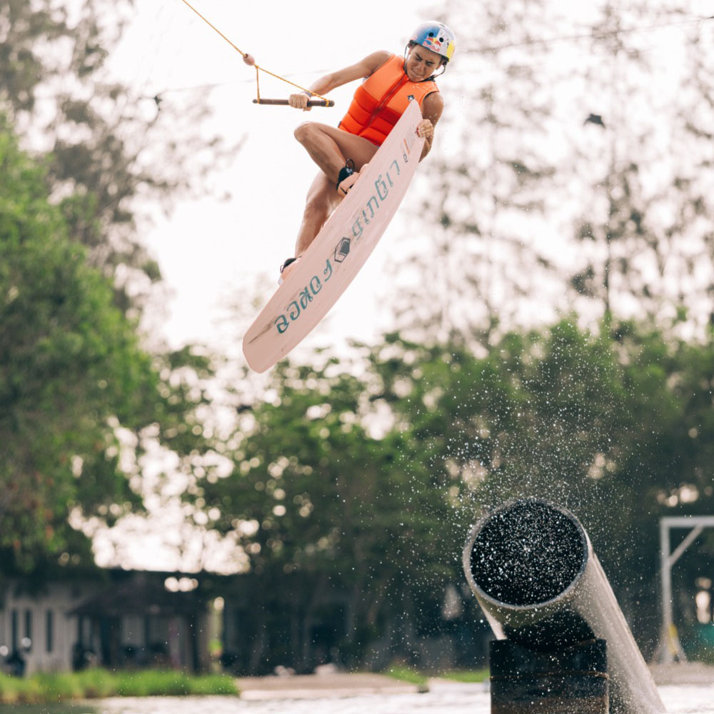 Liquid Force Set wakeboard Vacanza 142 cm con legature Hook 6x 5