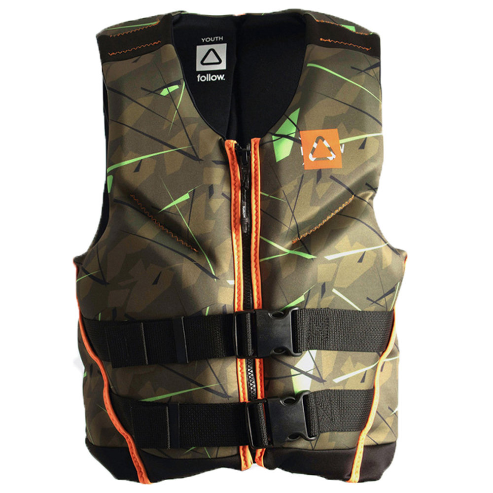 Pop Baby ISO giubbotto salvagente verde/arancione 25-40kg