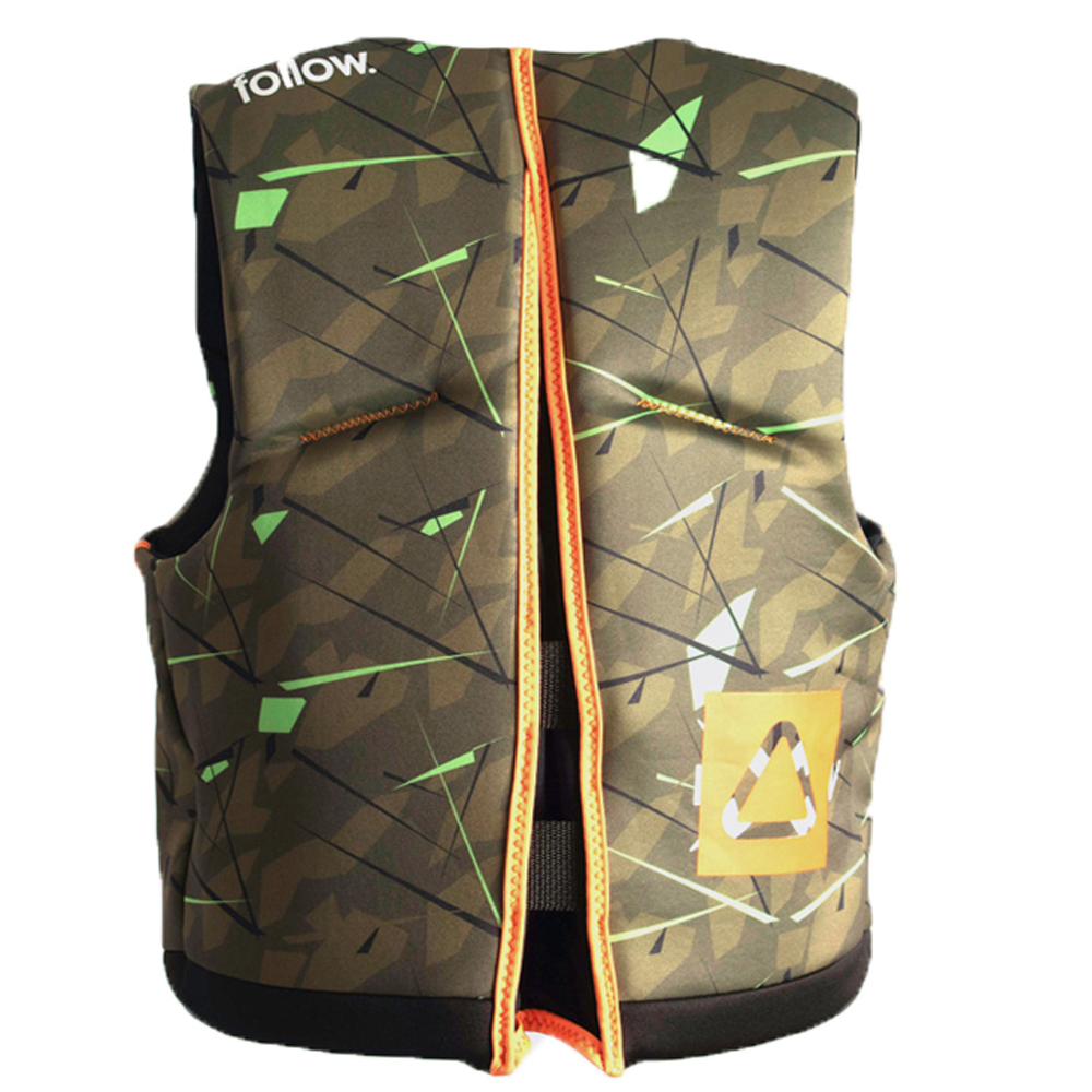 Follow Pop Baby ISO giubbotto salvagente verde/arancione 25-40kg 3