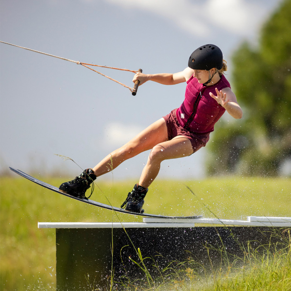 Follow Cord giubbotto antiurto da donna rosa 3