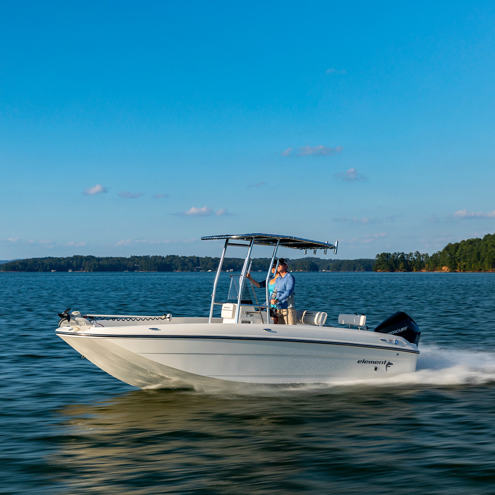 Fishmaster Original T-Top bianco con tela nera foto 1