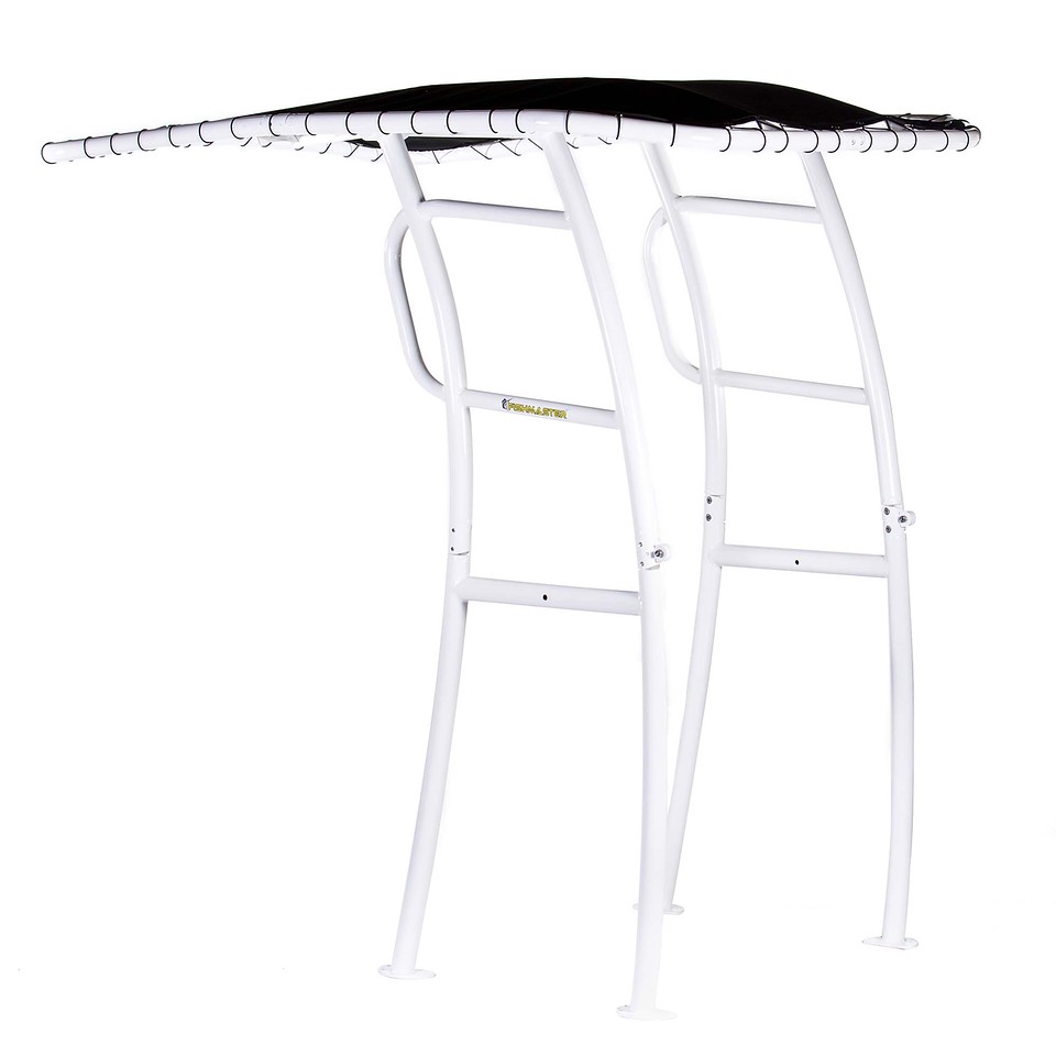 Fishmaster Pro T-Top bianco con tela nera 4