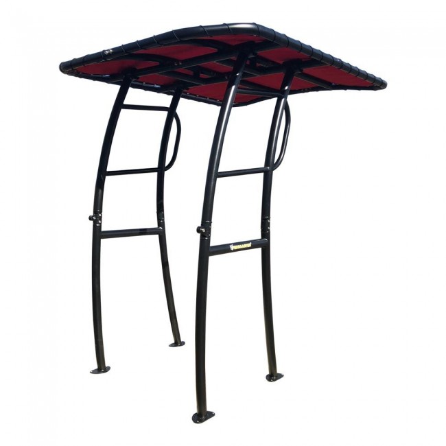 Fishmaster Pro T-Top nero con tela rossa foto 1