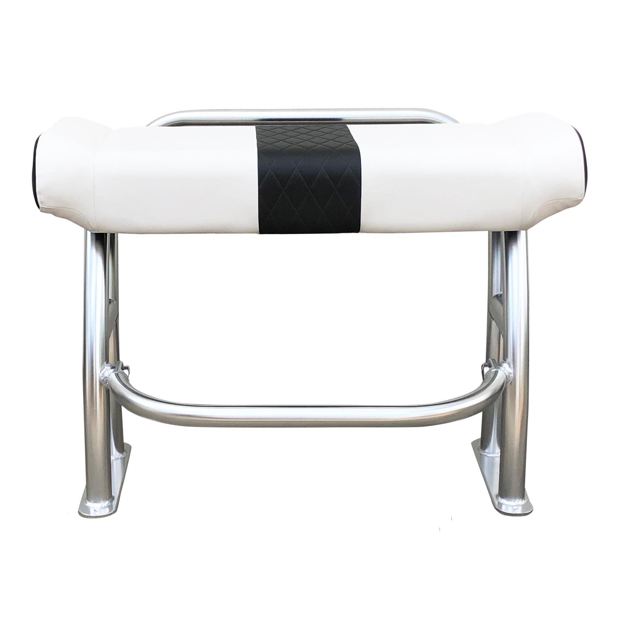 Fishmaster Pro T-Top sedia lucidata con cuscino bianco incl. rotaia 3