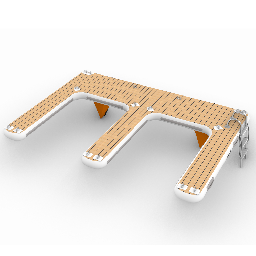 SeaRaft M-Shape jet ski dock gonfiabile grigio foto 1