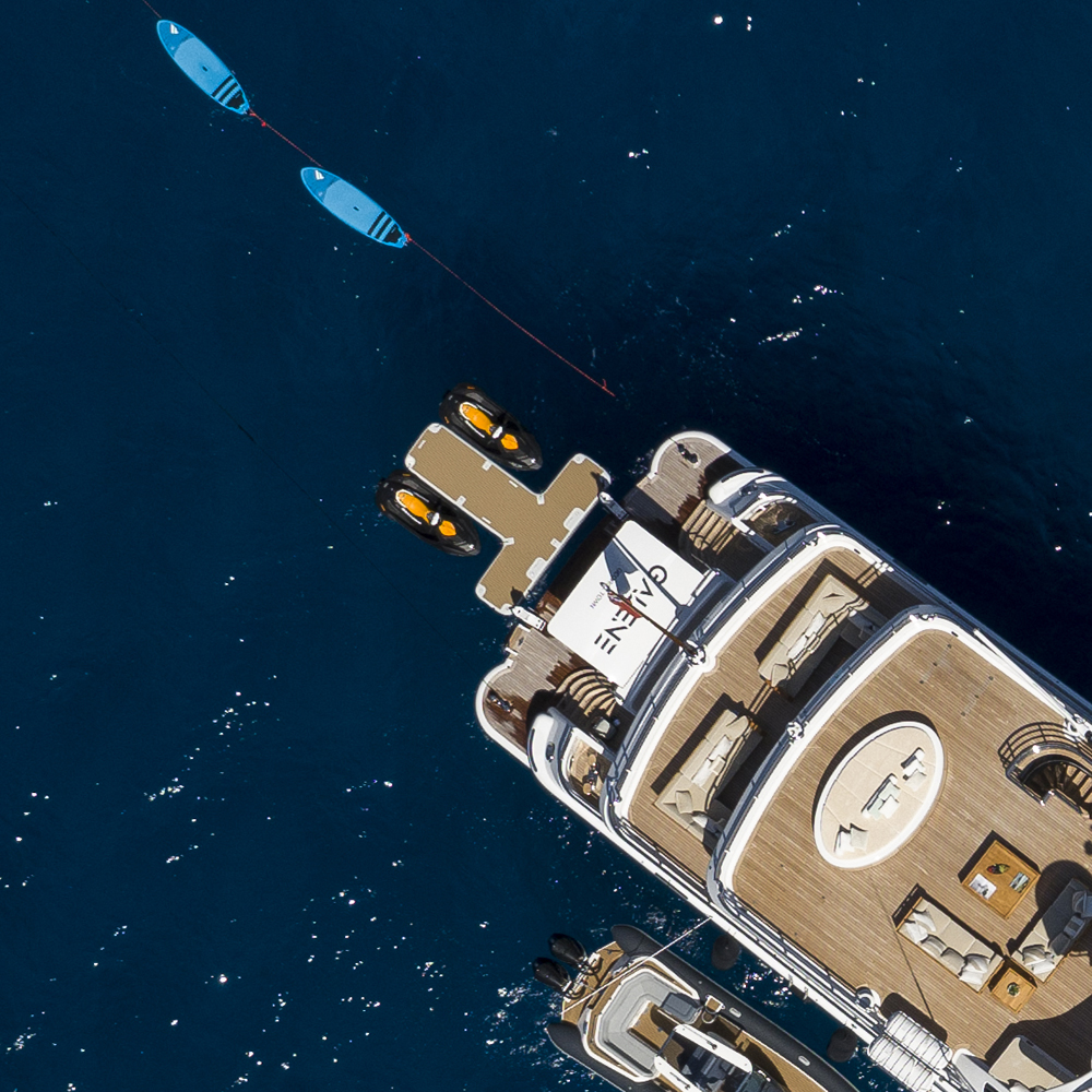 SeaRaft T-Shape jet ski dock grigio 4