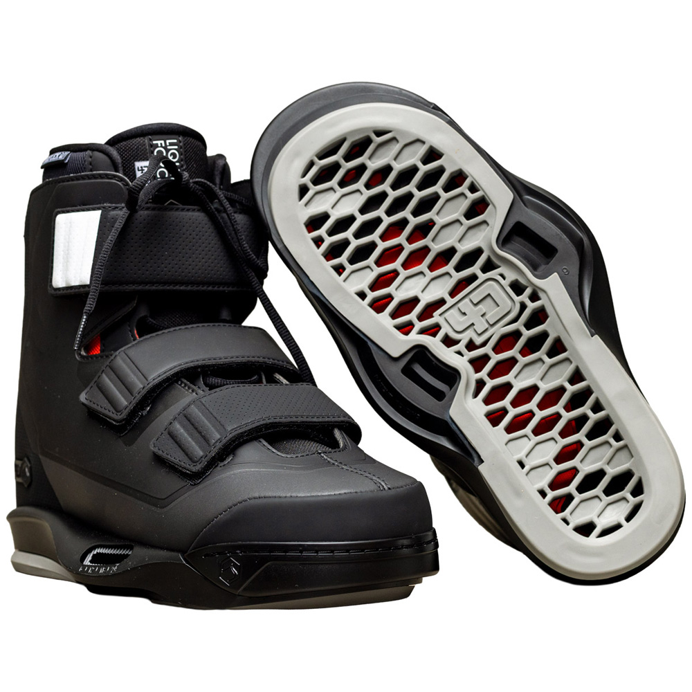 Liquid Force Hook 4D attacchi da wakeboard neri foto 1