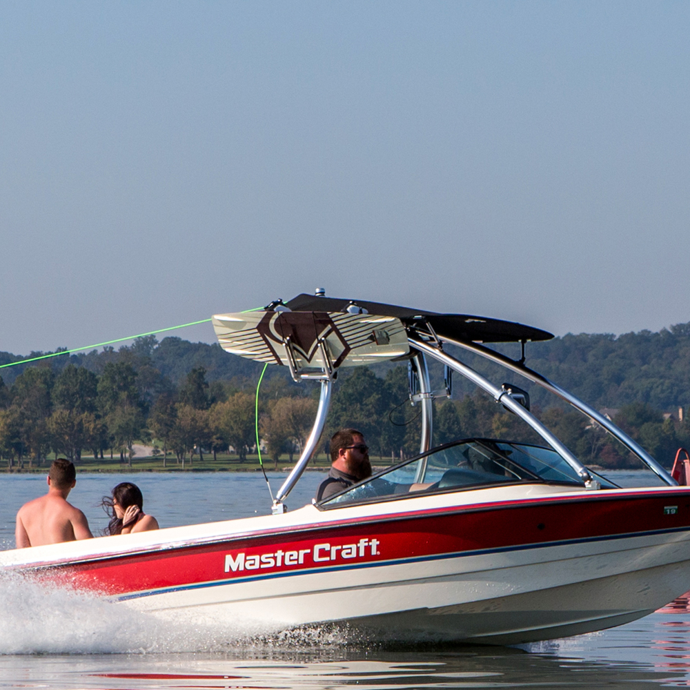 Monster Portapacchi universale per wakeboard / surf Rack argento 8