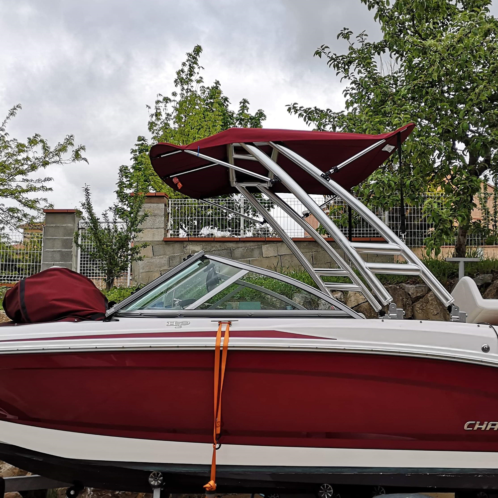 Monster MTK XL bimini rosso sopra il top 4