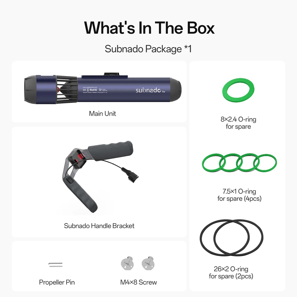 Subnado Lite scooter subacqueo 6