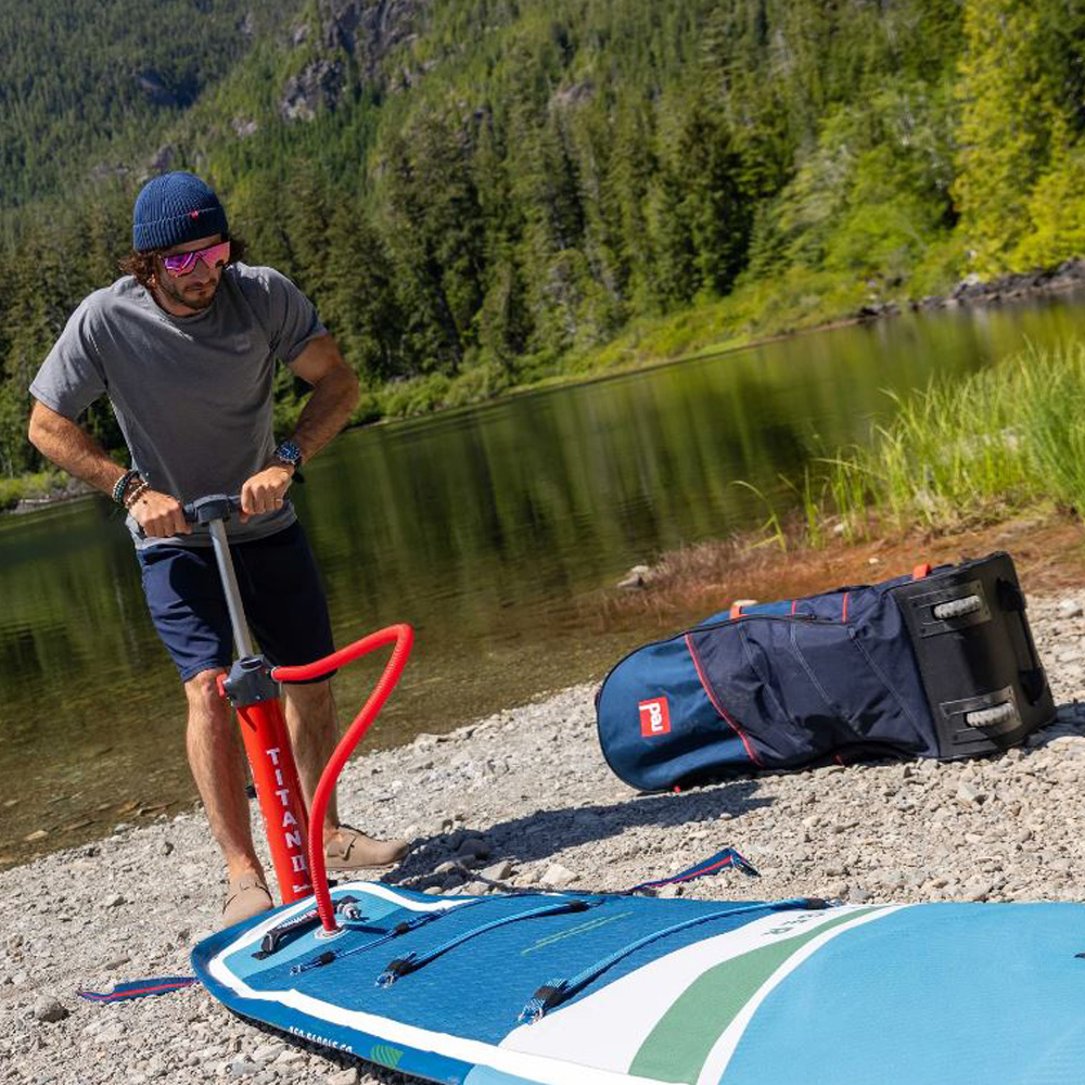 red paddle Voyager 14.0 opblaasbare sup teal voordeelpakket 7