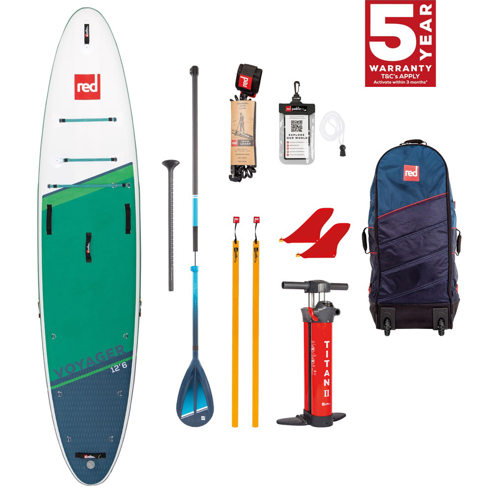 red paddle Voyager HT 12.6 opblaasbare sup voordeelpakket foto 1