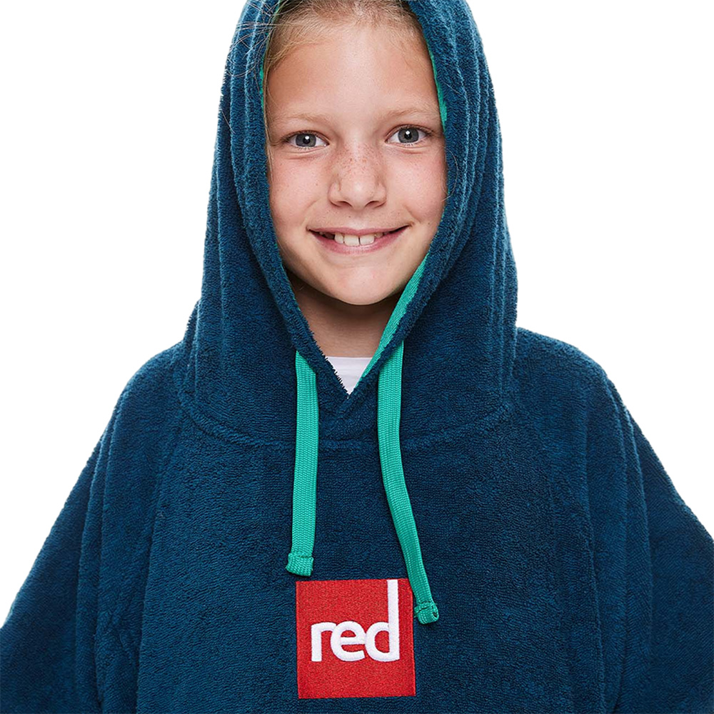 red paddle Luxury omkleedponcho kind navy 3