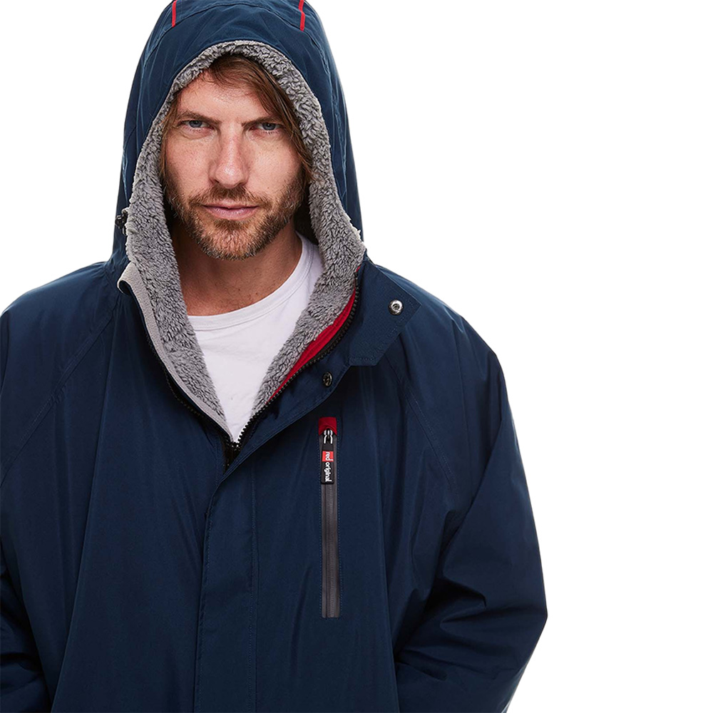 red paddle Pro Change Jacket poncho lange mouwen navy 3