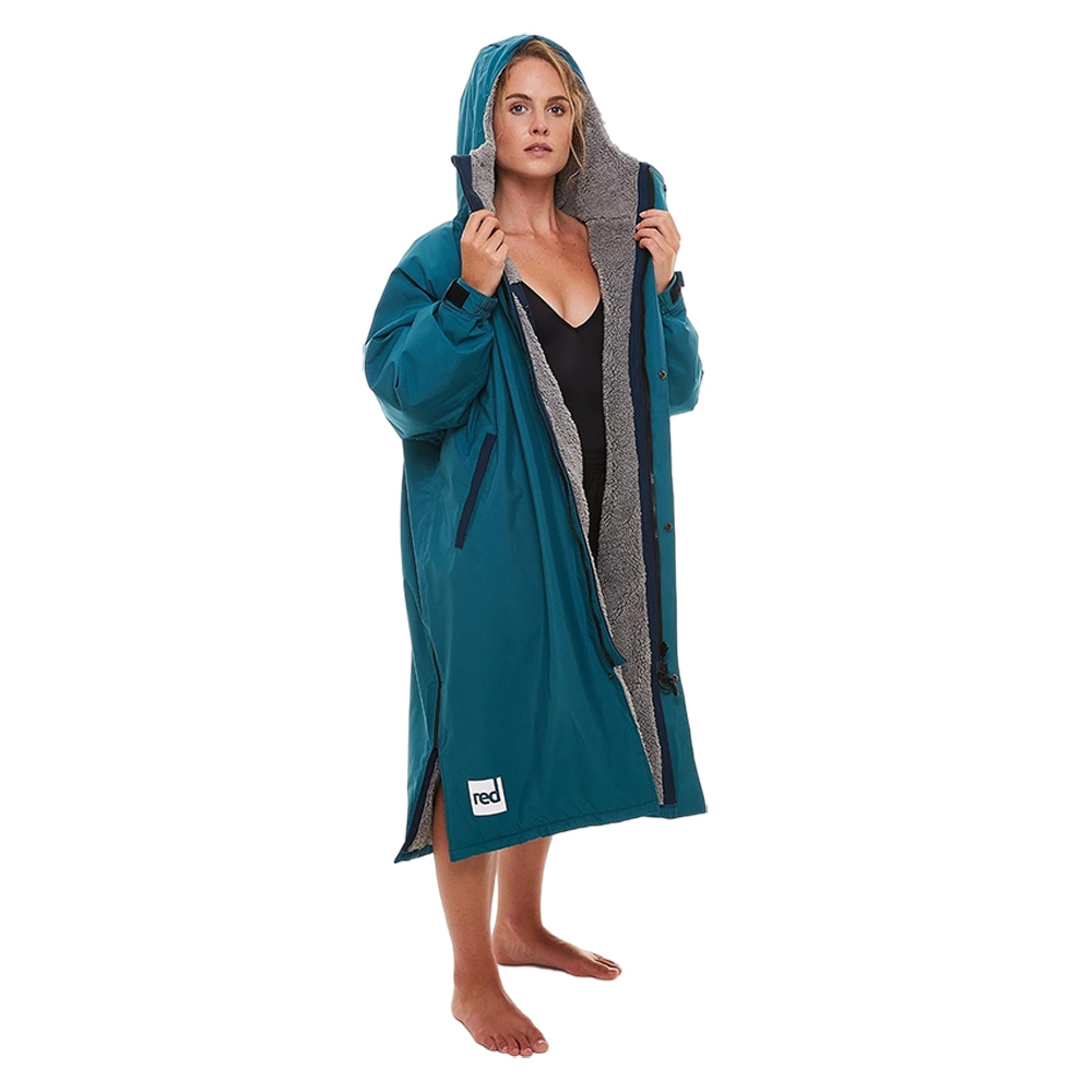 red paddle Pro Change Jacket poncho lange mouwen teal foto 1