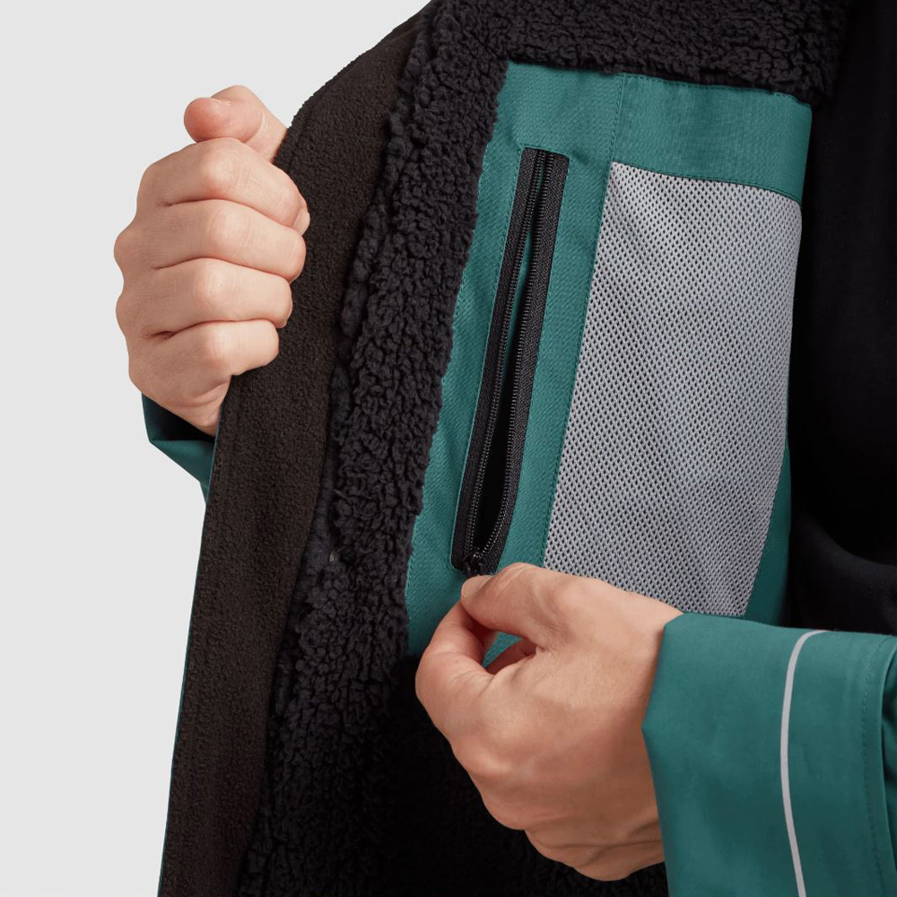 red paddle Pro Change robe teal 9