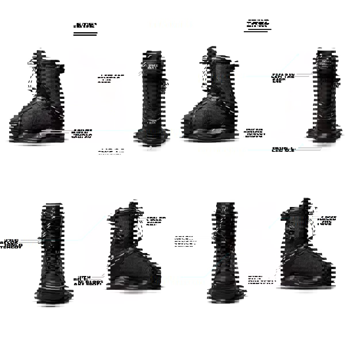 Ronix Parks wakeboard set 150 cm met Parks bindingen 13