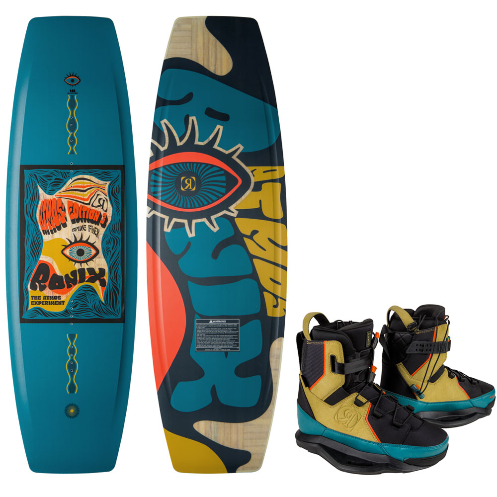 Ronix Atmos wakeboardset 143 cm met Atmos bindingen foto 1