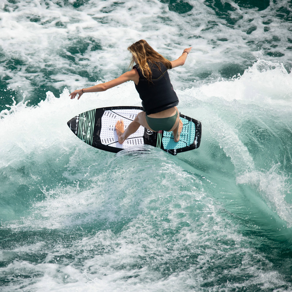 Ronix Hybrid Sea Captain Koal Surface 4.7 wakesurfer dames 6