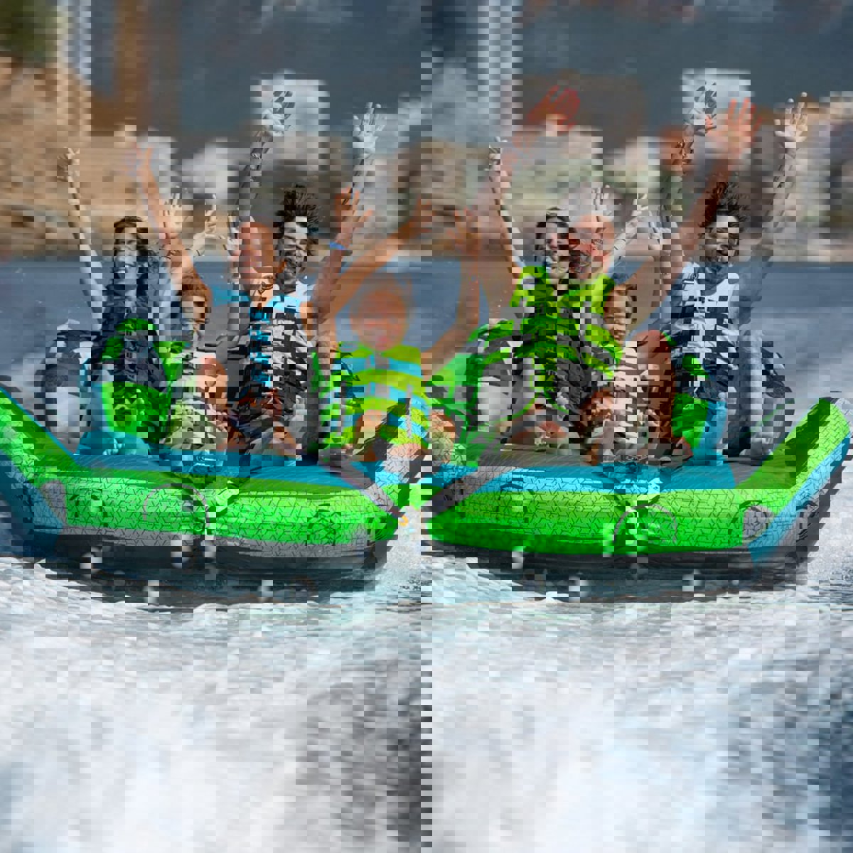 Jobe 4 Buckle zwemvest lime 7