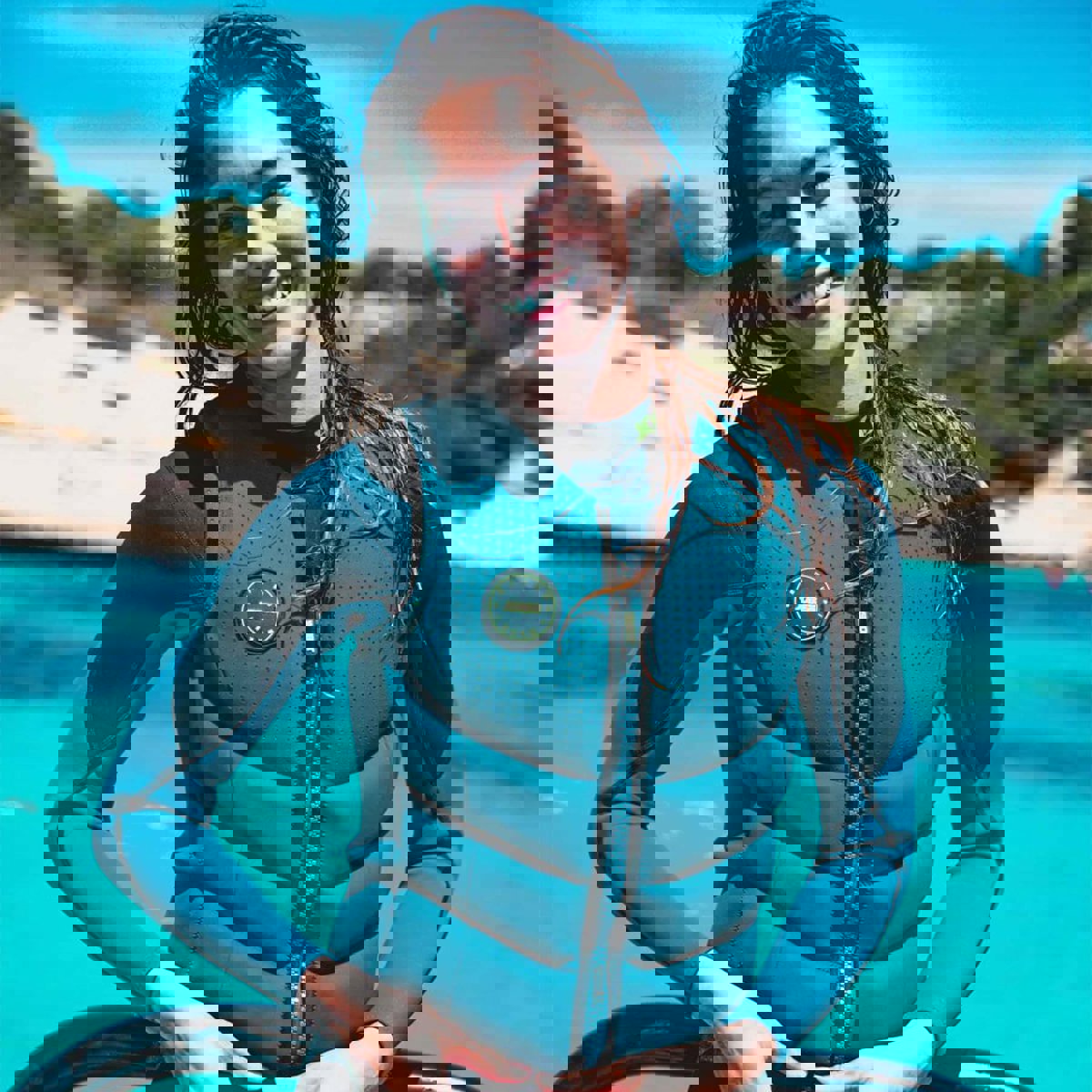 Jobe Fragment zwemvest dames Denim blauw 6