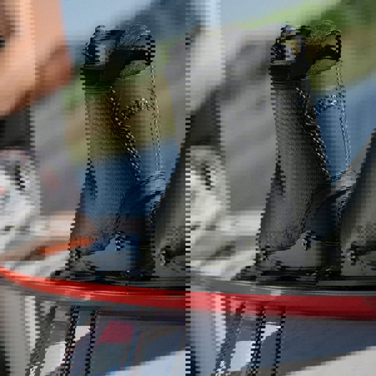 Radar Carbitex Vector BOA slalom ski binding rear feather frame 7